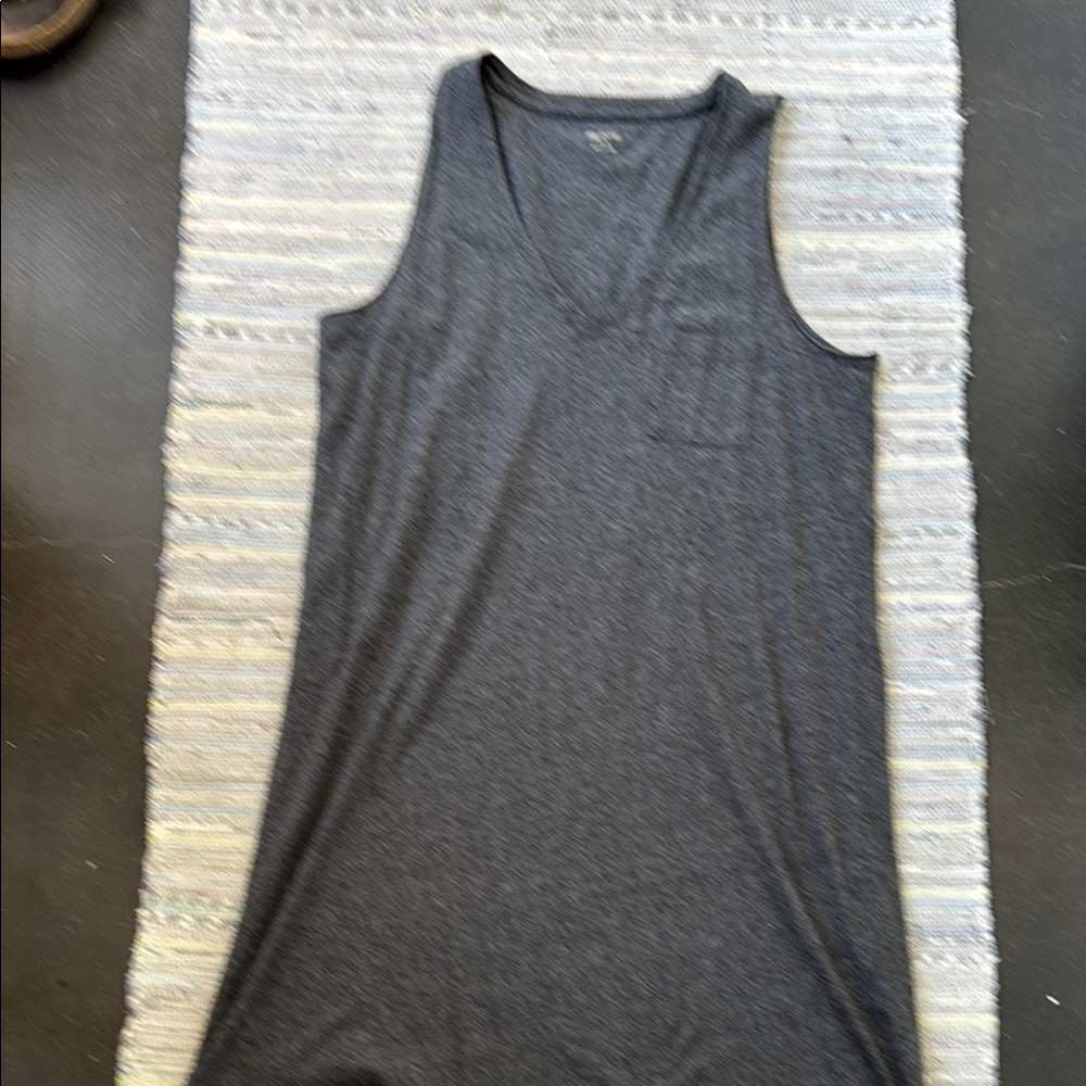 Madewell Gray V-Neck dress or coverup size L